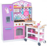 Kidkraft Sweet Snack Time Cart & Play Kitchen - Colorland Toys